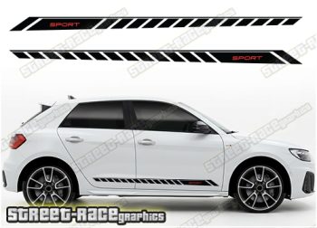 Audi A1 racing stripes 203