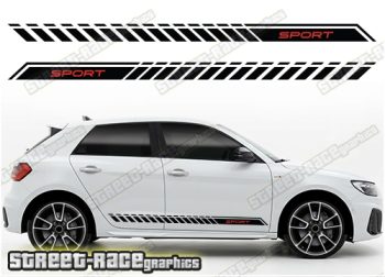 Audi A1 racing stripes 204