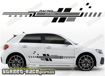 Audi A1 racing stripes 205
