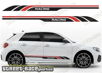 Audi A1 racing stripes 206
