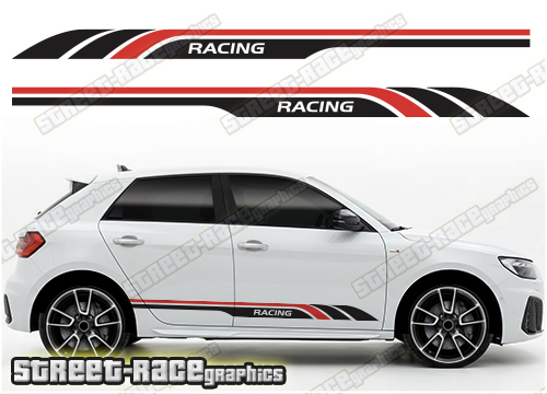 Audi A1 racing stripes 206