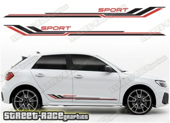 Audi A1 racing stripes 207