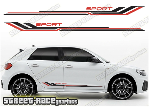 Audi A1 racing stripes 207