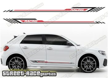 Audi A1 racing stripes 209