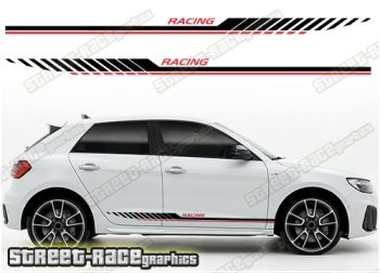 Audi A1 racing stripes 210
