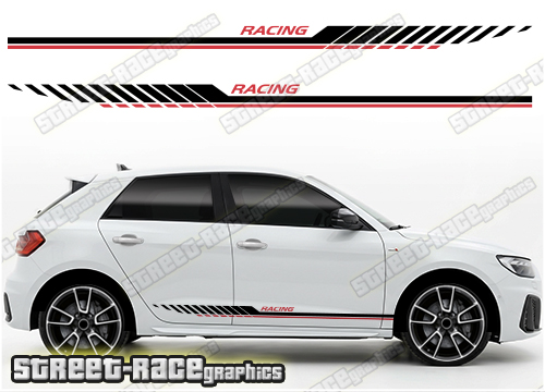 Audi A1 racing stripes 210