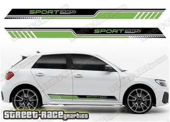 Audi A1 racing stripes 301