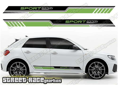 Audi A1 racing stripes 301