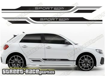 Audi A1 racing stripes 304