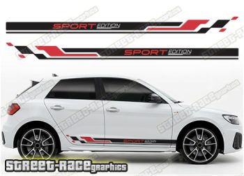 Audi A1 racing stripes 306