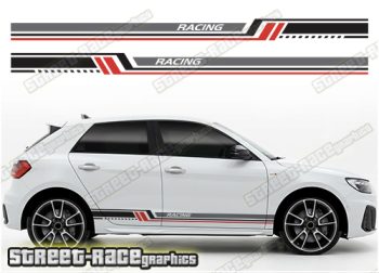 Audi A1 racing stripes 307