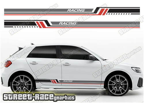 Audi A1 racing stripes 307
