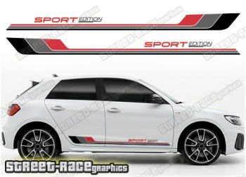 Audi A1 racing stripes 310