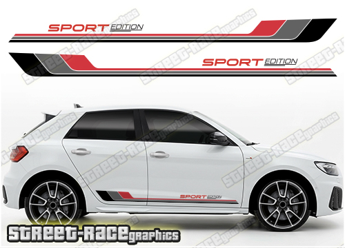 Audi A1 racing stripes 310