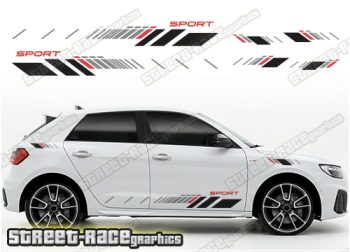 Audi A1 racing stripes 311