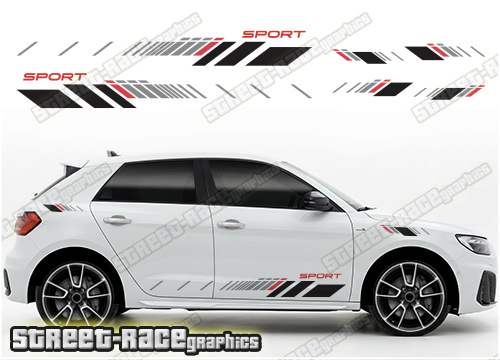Audi A1 racing stripes 311