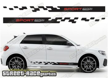 Audi A1 racing stripes 312