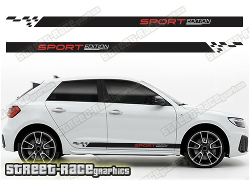 Audi A1 racing stripes 313