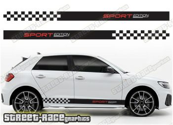 Audi A1 racing stripes 314