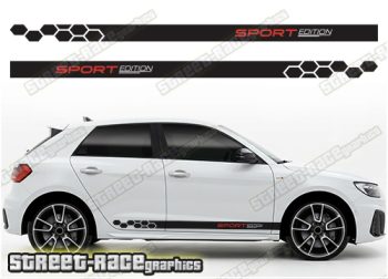 Audi A1 racing stripes 317