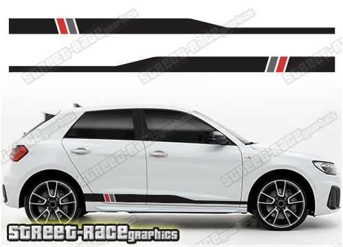 Audi A1 racing stripes 319