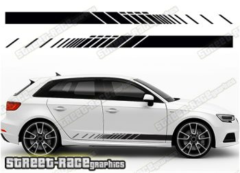 Audi A3 racing stripes 102