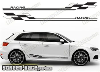 Audi A3 racing stripes 104