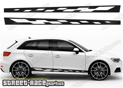 Audi A3 racing stripes 105