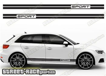 Audi A3 racing stripes 106