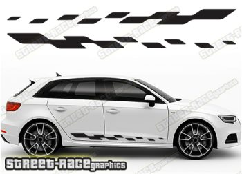 Audi A3 racing stripes 107