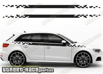 Audi A3 racing stripes 108