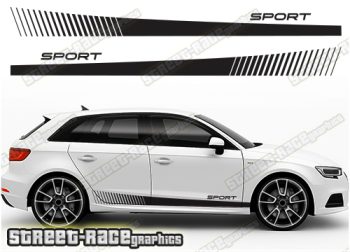 Audi A3 racing stripes 111