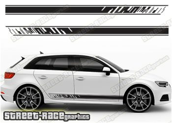 Audi A3 racing stripes 115