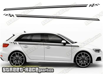 Audi A3 racing stripes 116