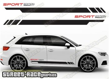 Audi A3 racing stripes 201