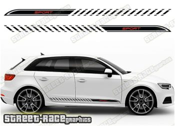 Audi A3 racing stripes 202