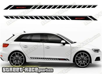 Audi A3 racing stripes 203