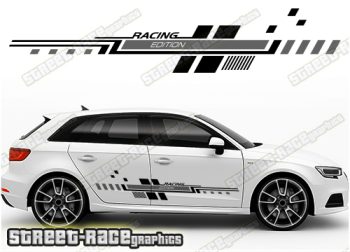 Audi A3 racing stripes 205