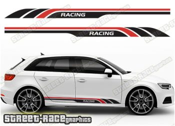 Audi A3 racing stripes 206