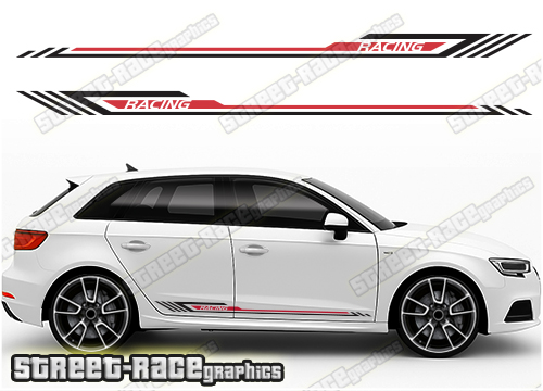 Audi A3 racing stripes 209