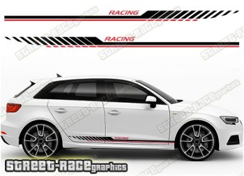 Audi A3 racing stripes 210