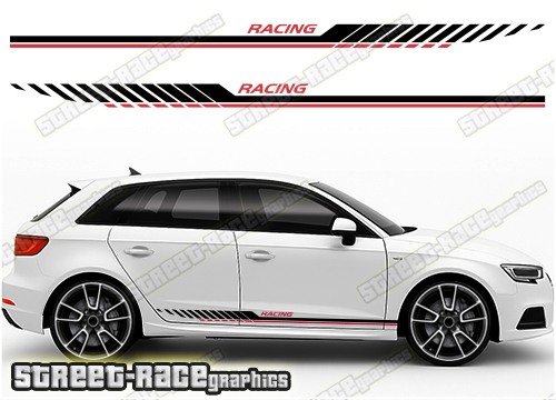Audi A3 racing stripes 210