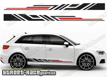 Audi A3 racing stripes 211