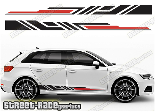 Audi A3 racing stripes 211