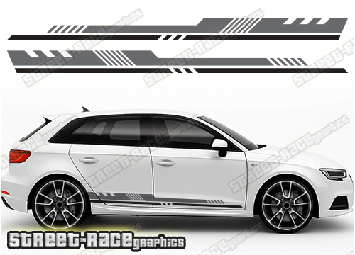 Audi A3 racing stripes 212