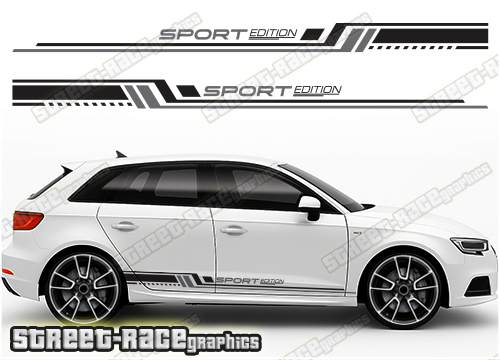 Audi A3 racing stripes 213