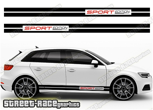 Audi A3 racing stripes 217