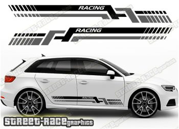 Audi A3 racing stripes 218