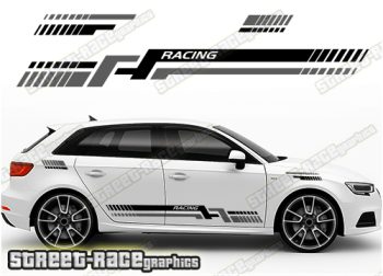Audi A3 racing stripes 219