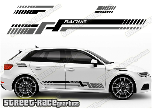 Audi A3 racing stripes 219